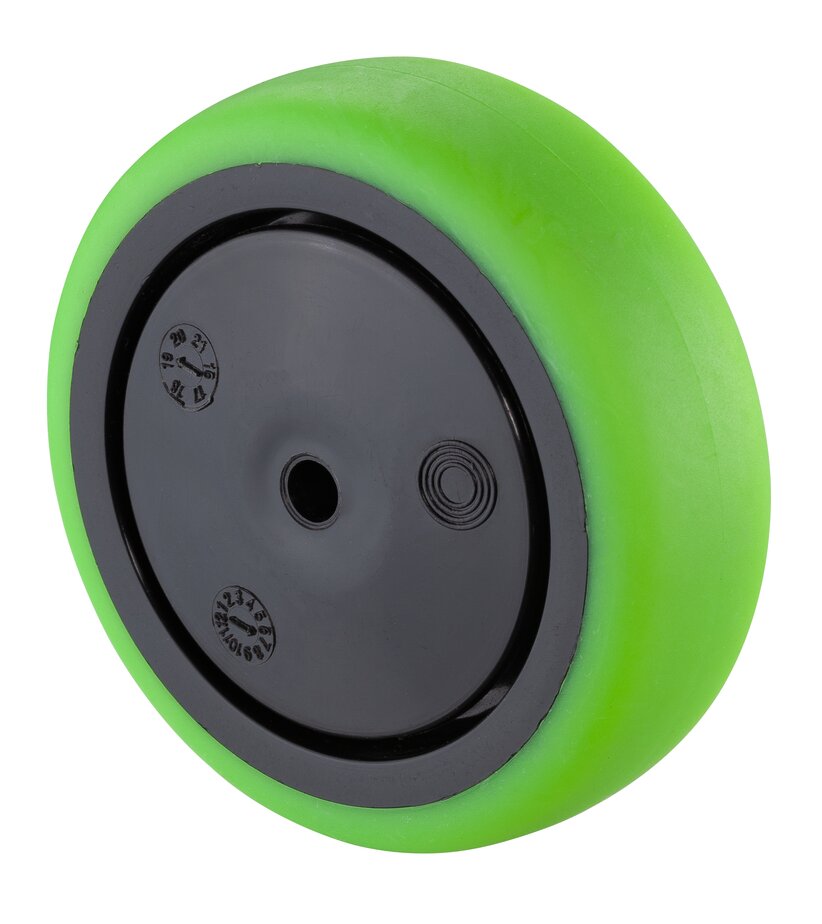 Thermoplastisches Elastomer 125 mm Rad für Ständerregal